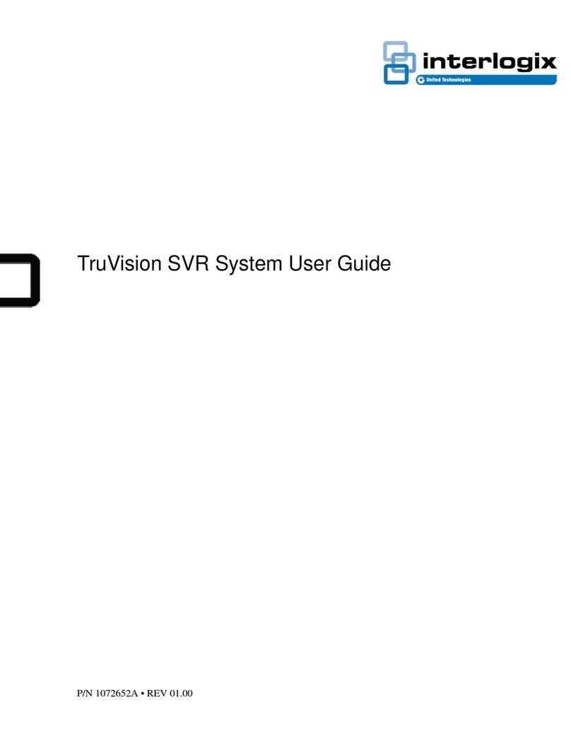Interlogix TruVision SVR User manual