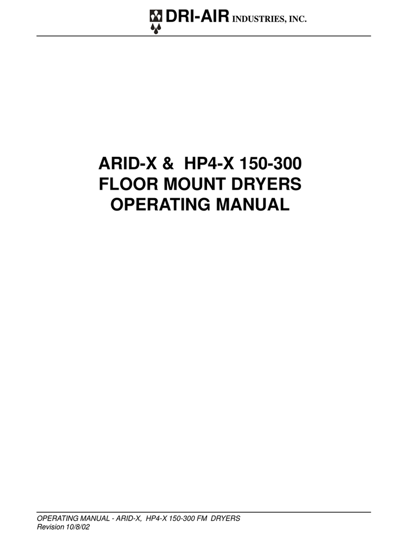 Dri-Air Industries HP4-X 300 operating manual Dri-Air Industries HP4-X 300 operating manual