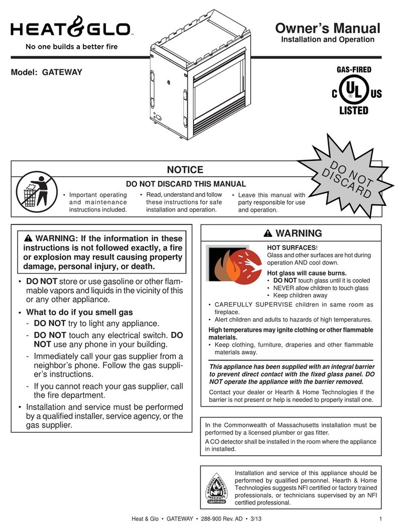 Heat & Glo GATEWAY User manual
