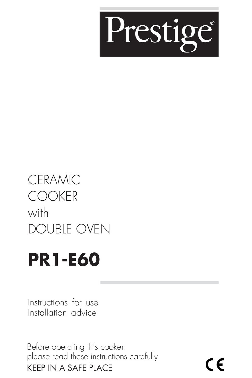 Prestige PR1-E60 Instructions for use