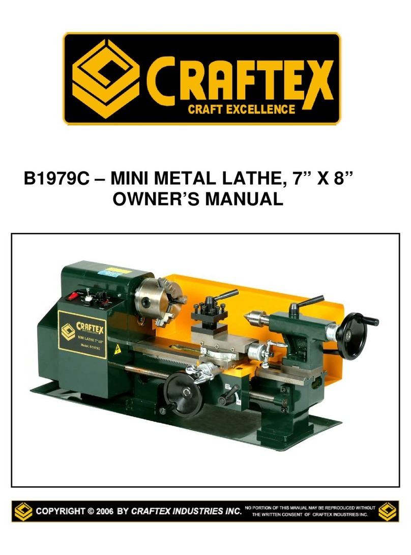 Craftex B1979C owner's manual