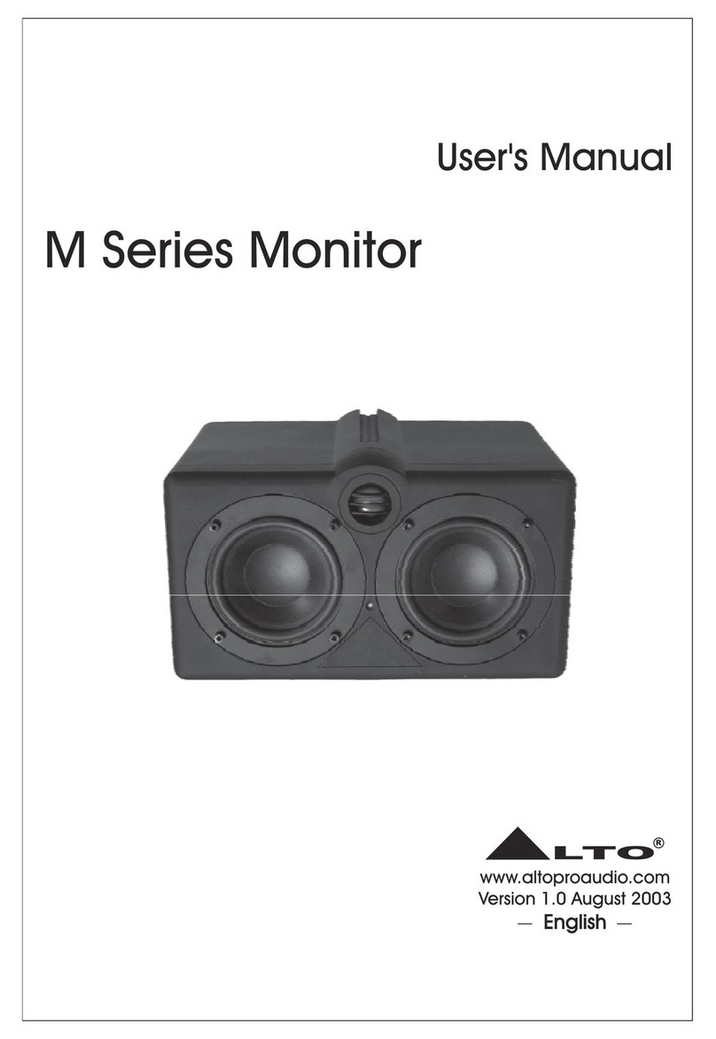 Alto M Series Monitor user manual