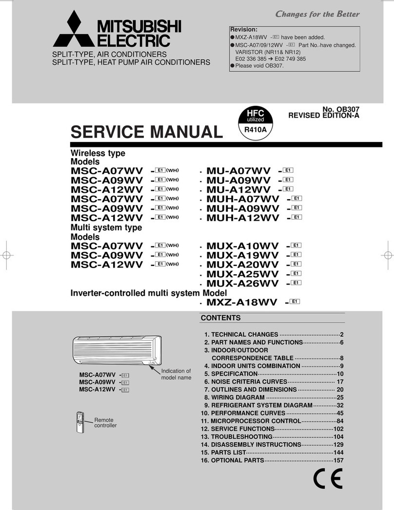 Mitsubishi Electric MSC-A07WV User manual