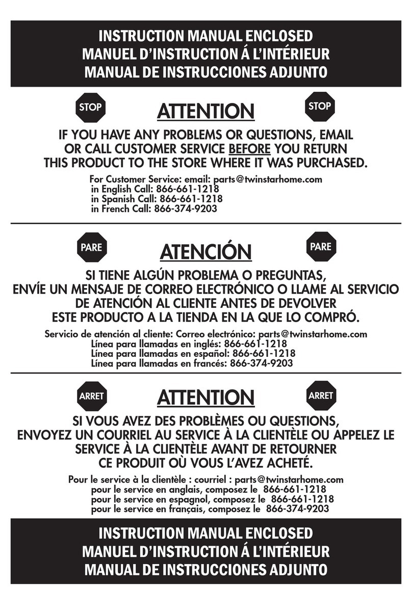 Twin-Star International 23WM500 instruction manual