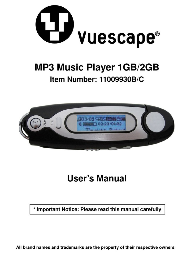 Vuescape 11009930B user manual