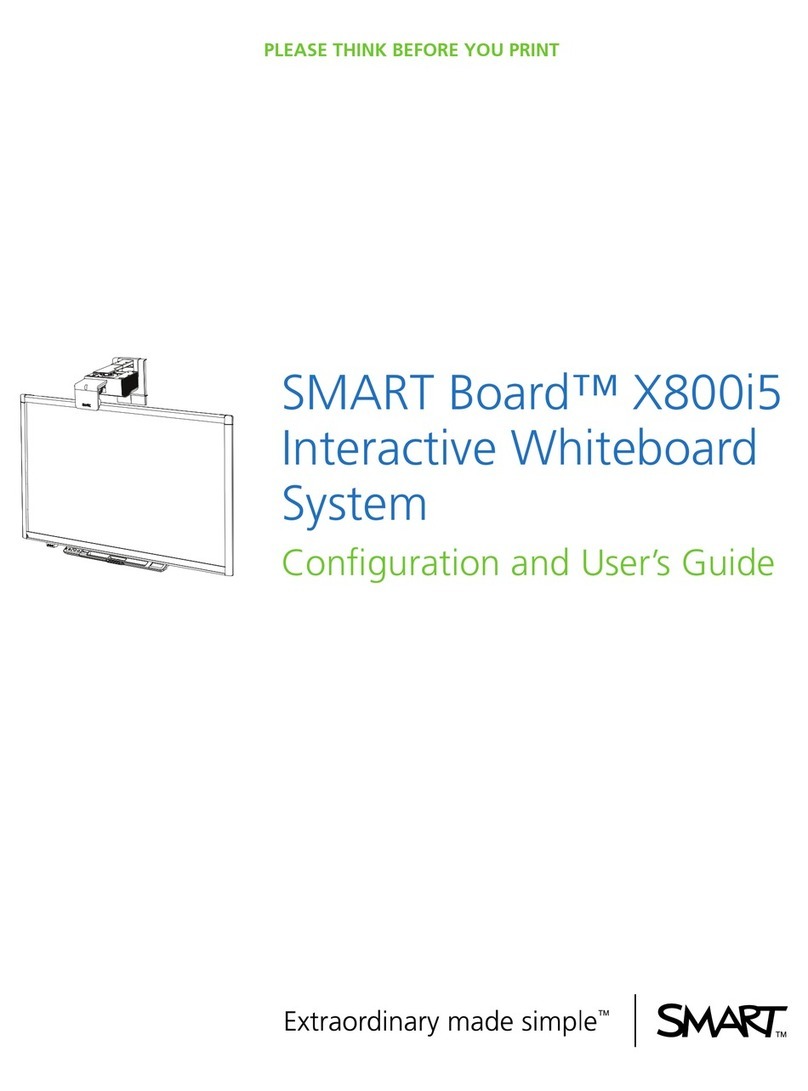 SMART Board SMART Board X800i5 User manual