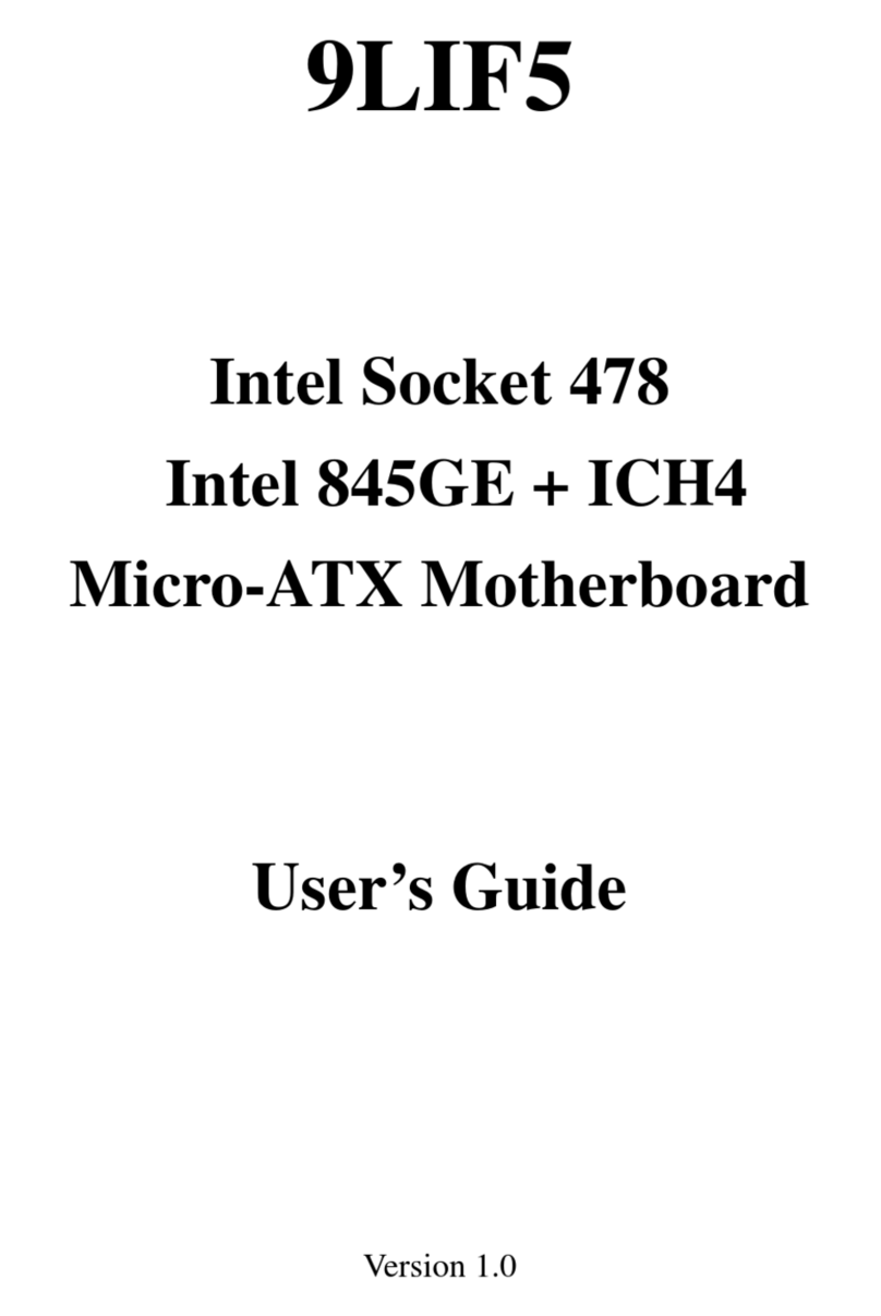 Aaeon 9LIF5 User manual