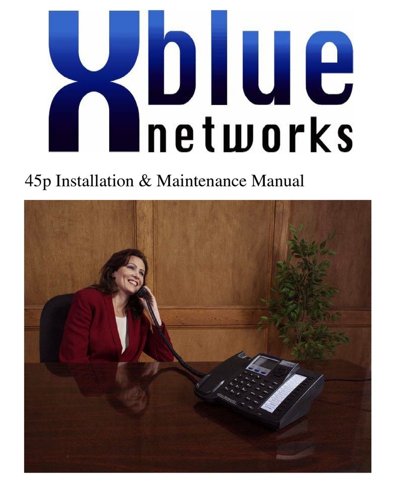 Xblue Networks 45P Instruction Manual
