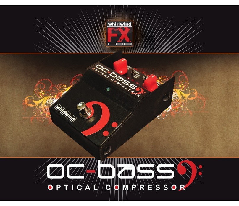Whirlwind oc-bass quick start guide