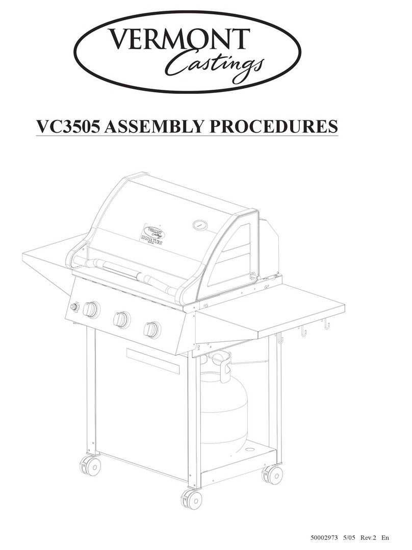 Vermont Castings VC3505 Assembly procedures
