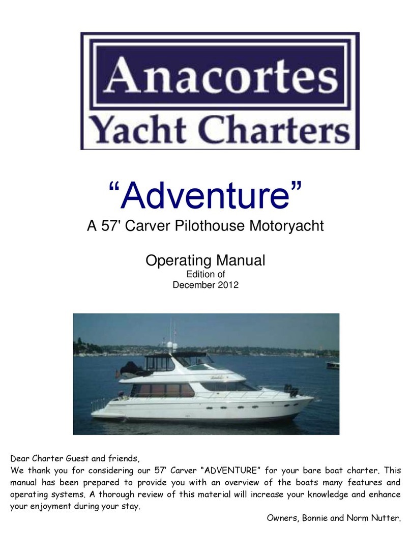 Anacortes Yacht Charters Adventure operating manual