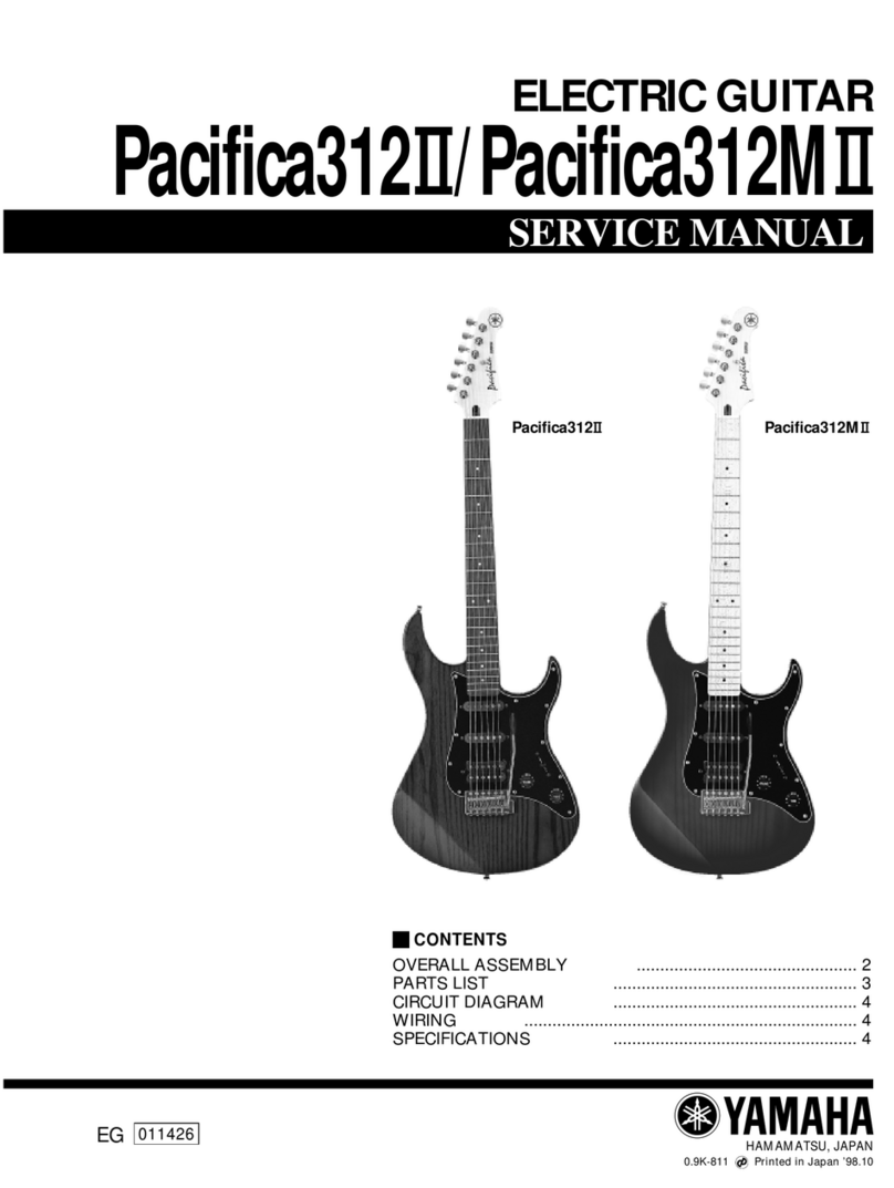 Yamaha Pacifica312II User manual