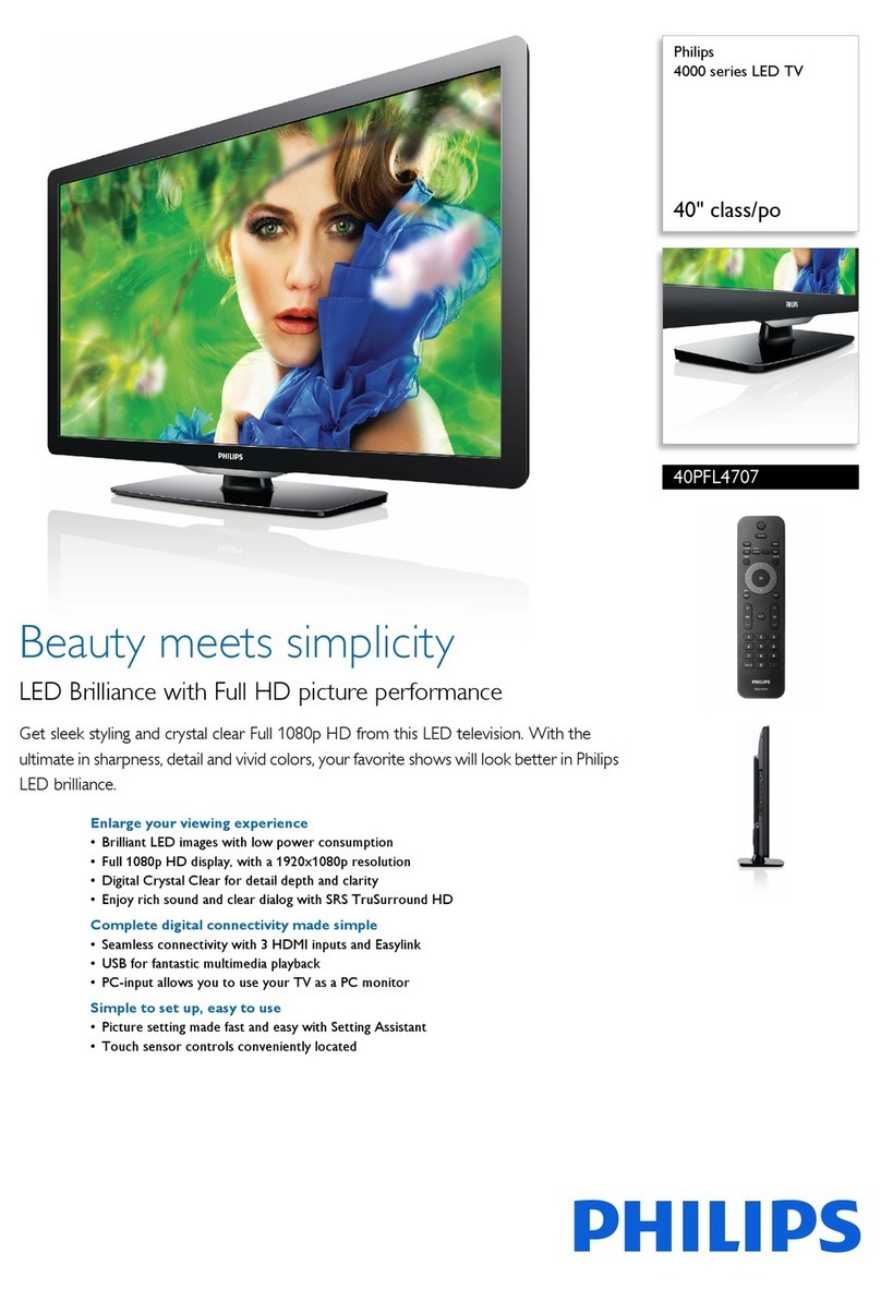Philips 40PFL4707/F7 User manual
