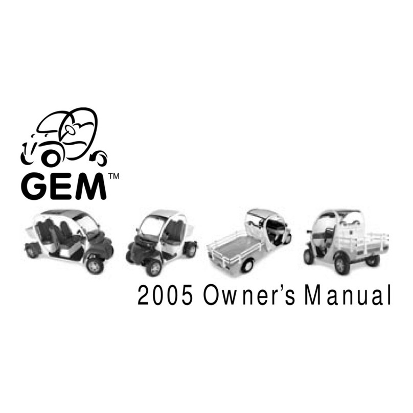 GEM eL 2005 owner's manual