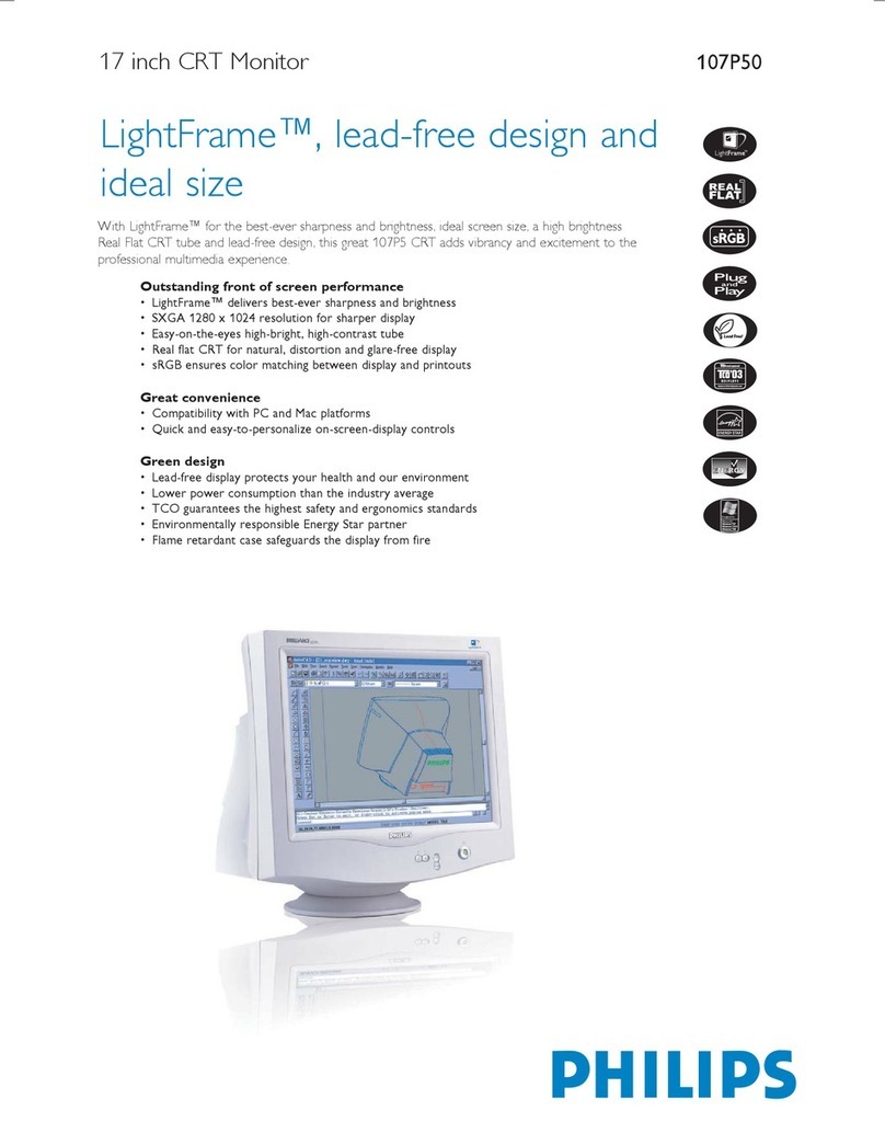 Philips 107P50 User manual