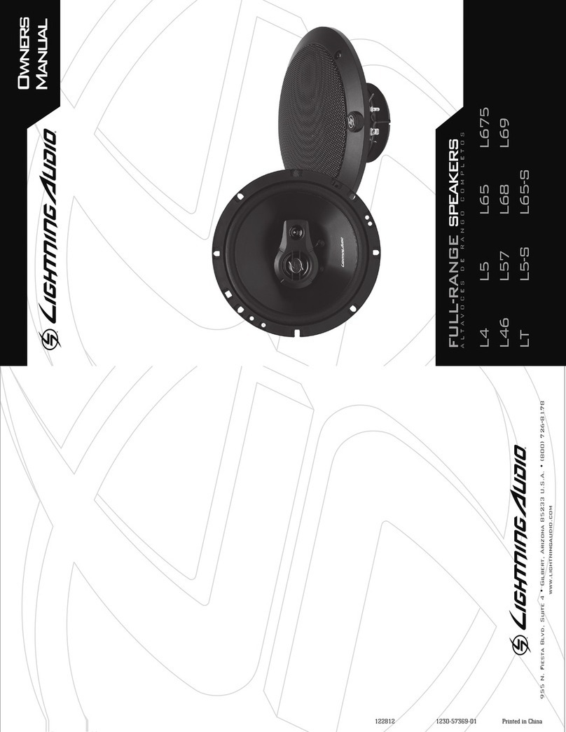 Lightning Audio L4 User manual
