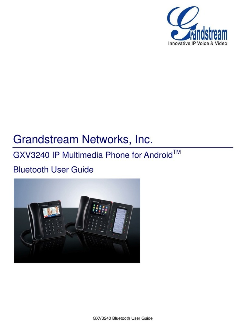 Grandstream Networks GXV3240 User manual