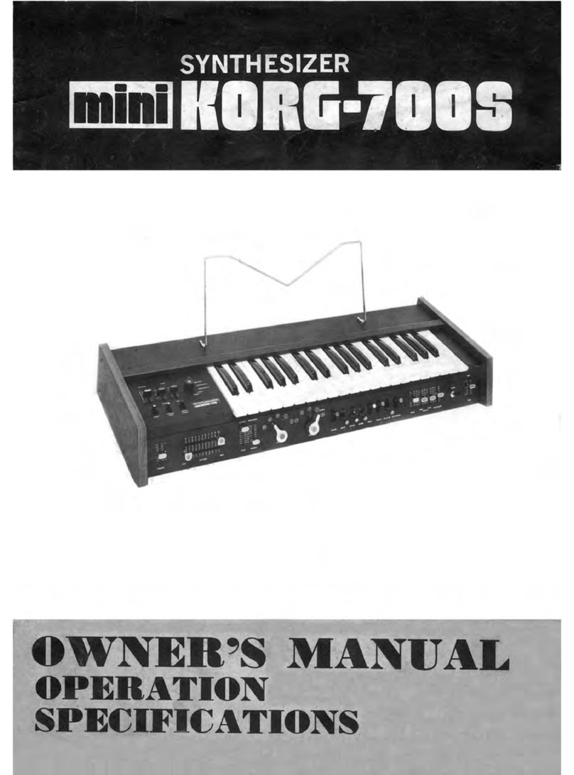 Korg MiniKorg-700S User manual