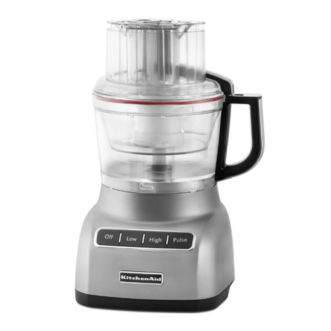 KitchenAid KFP0922WH0 owner's manual