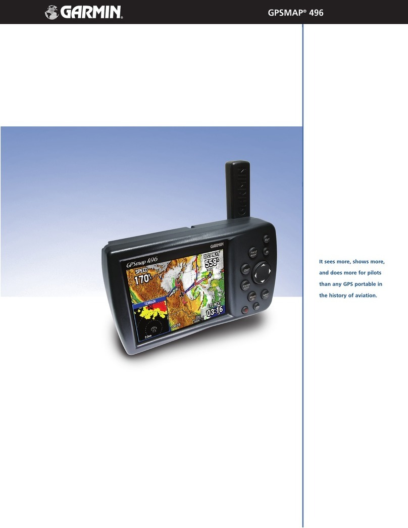 Garmin GPSMAP 496 User manual