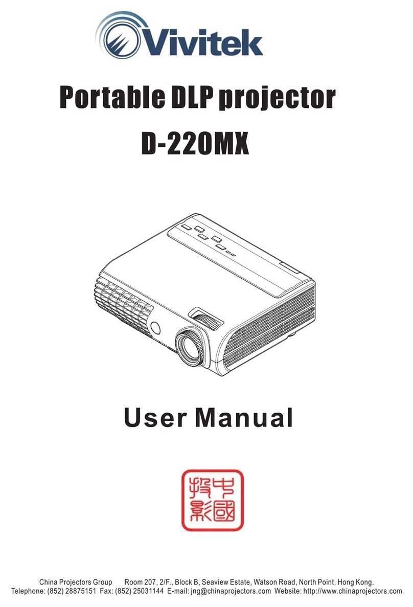Vivitek D-220MX user manual