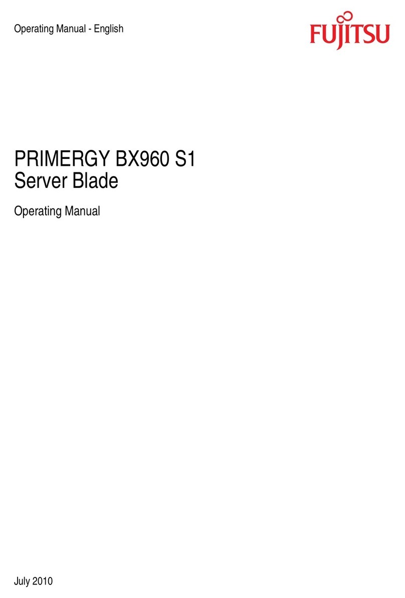 Fujitsu PRIMERGY BX960 S1 User manual