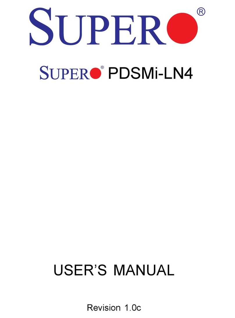 Supero Supero PDSMi-LN4 User manual
