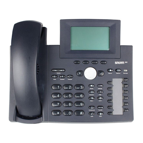 Snom 360 manual