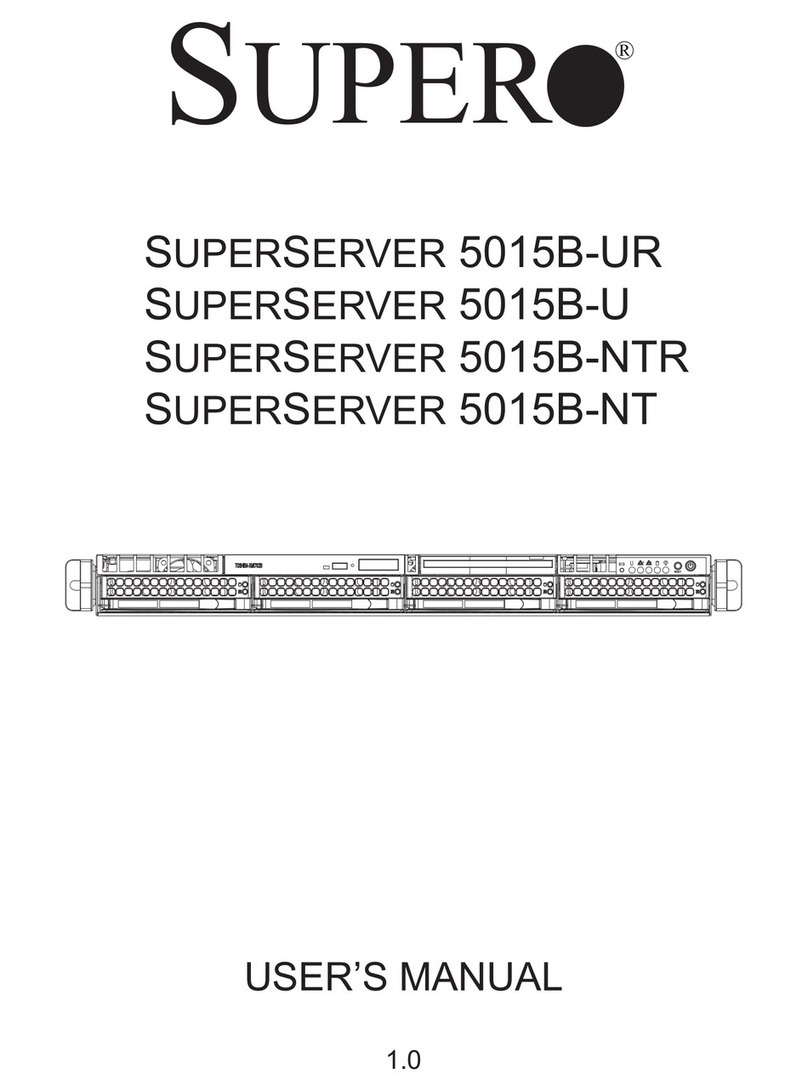 Supero Supero SUPERSERVER 5015B-UR user manual