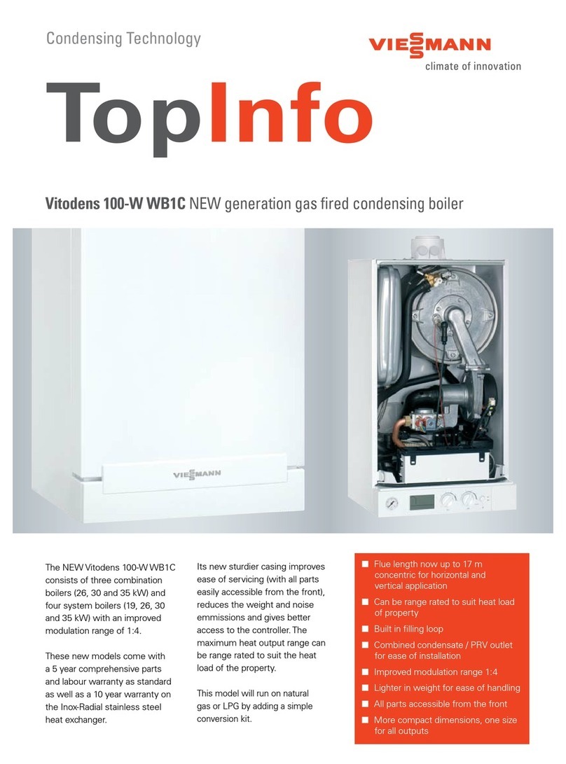 Viessmann Vitodens 100-W WB1C User manual Viessmann Vitodens 100-W WB1C User manual