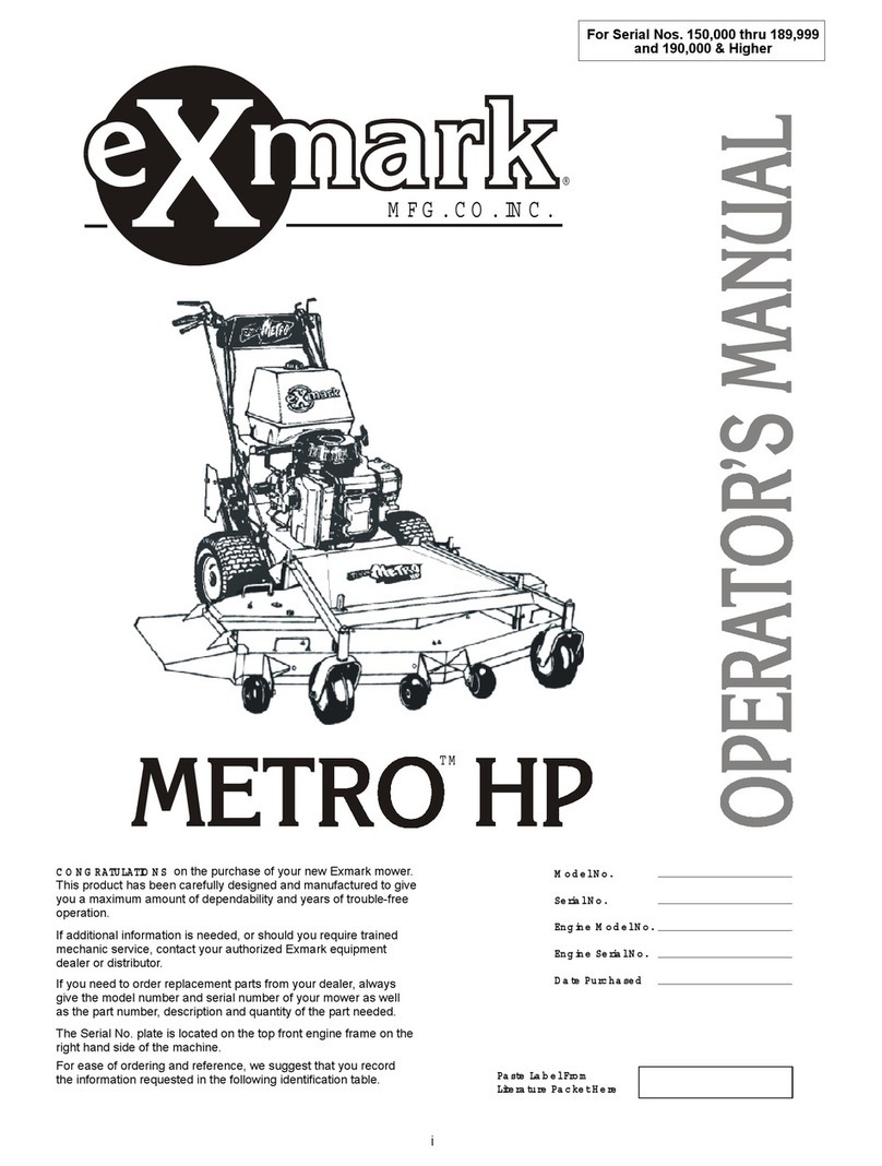 Exmark Metro HP Operator's manual