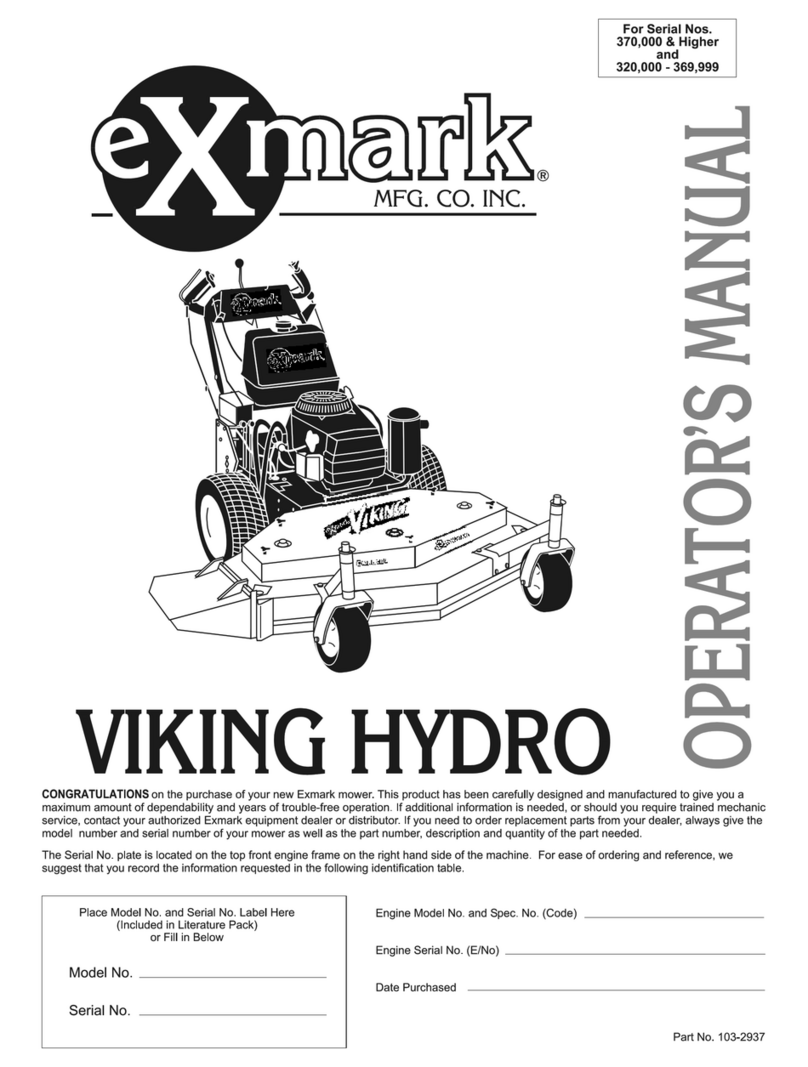 Exmark VIKING HYDRO Operator's manual