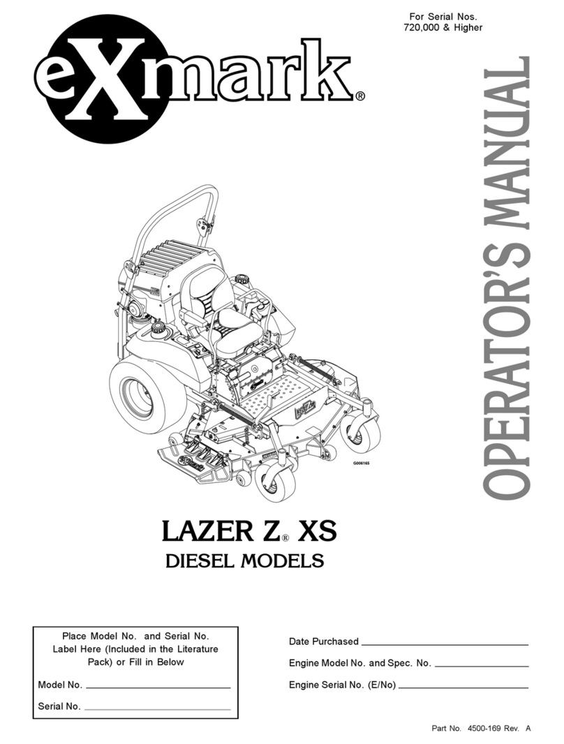 Exmark Laser Z XS User manual