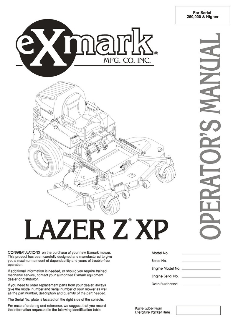 Exmark Lazer Z XP User manual
