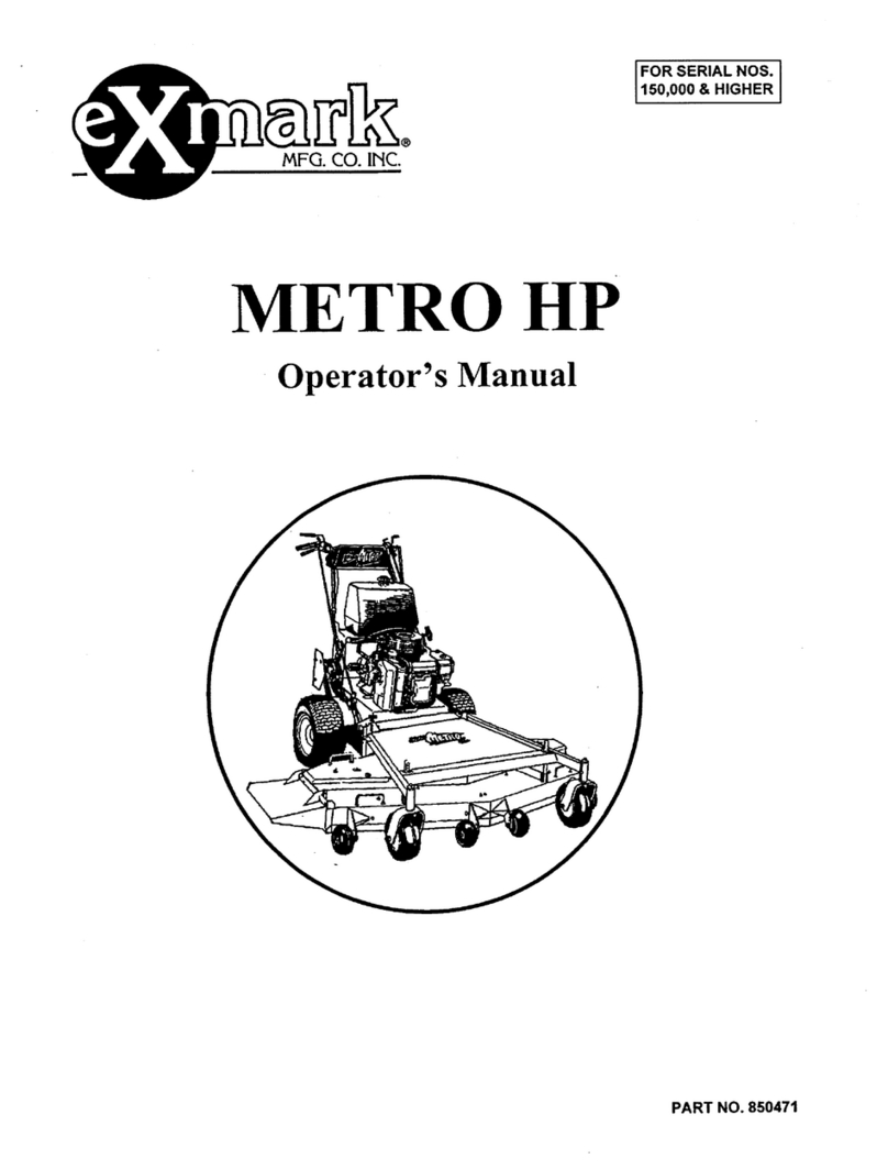 Exmark Metro HP User manual