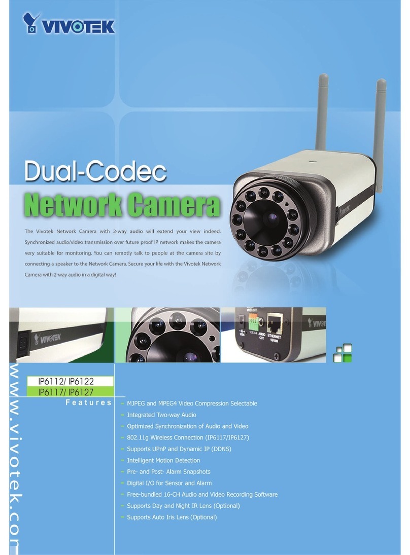 Vivotek IP6112 User manual Vivotek IP6112 User manual