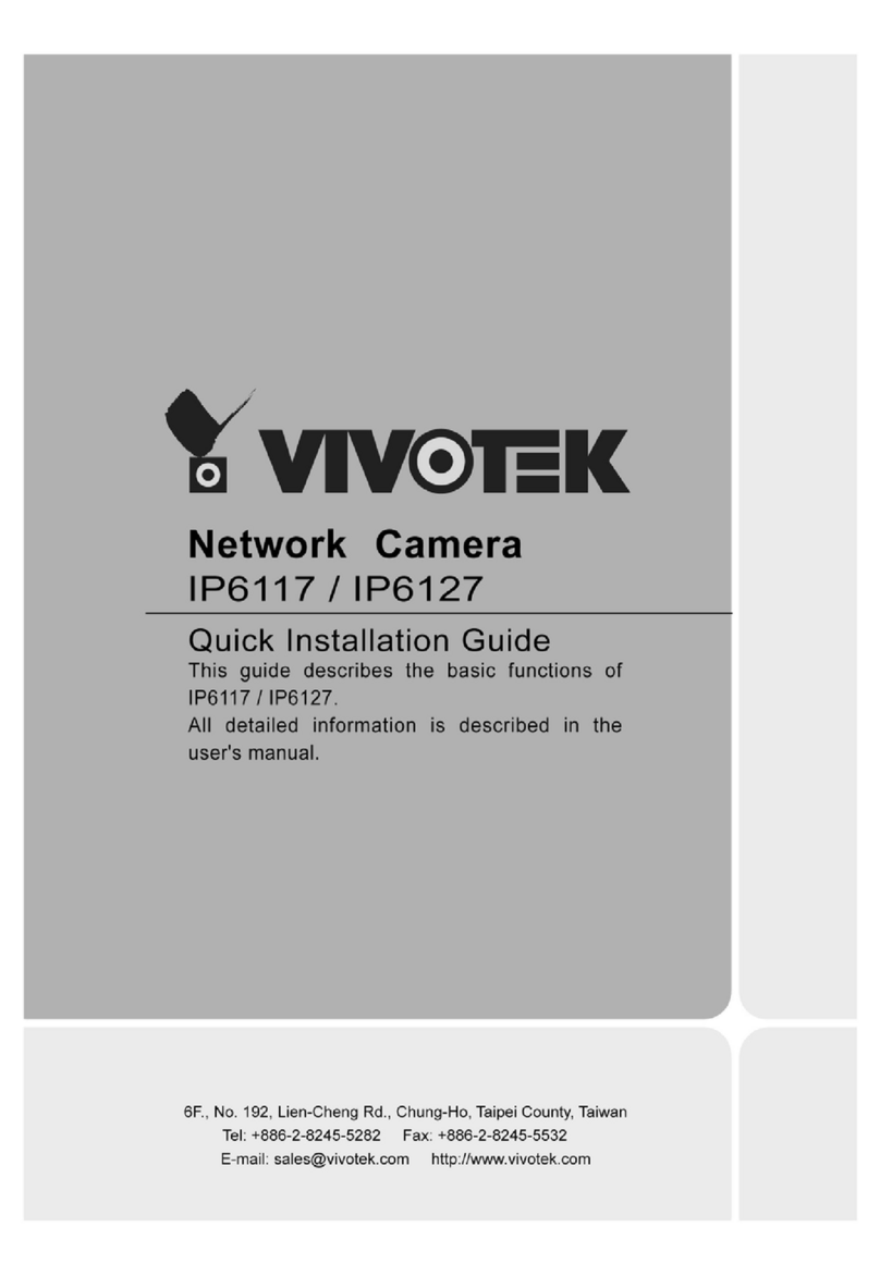 Vivotek IP6117 User manual