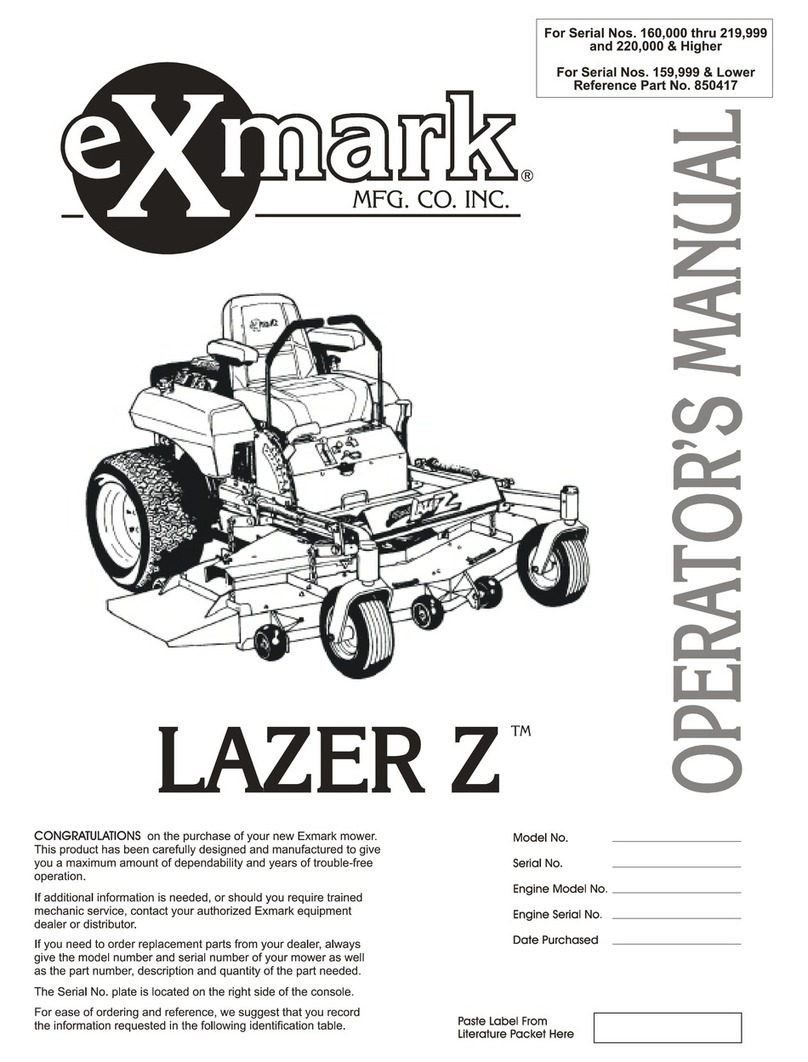 Exmark Lazer Z 72 User manual
