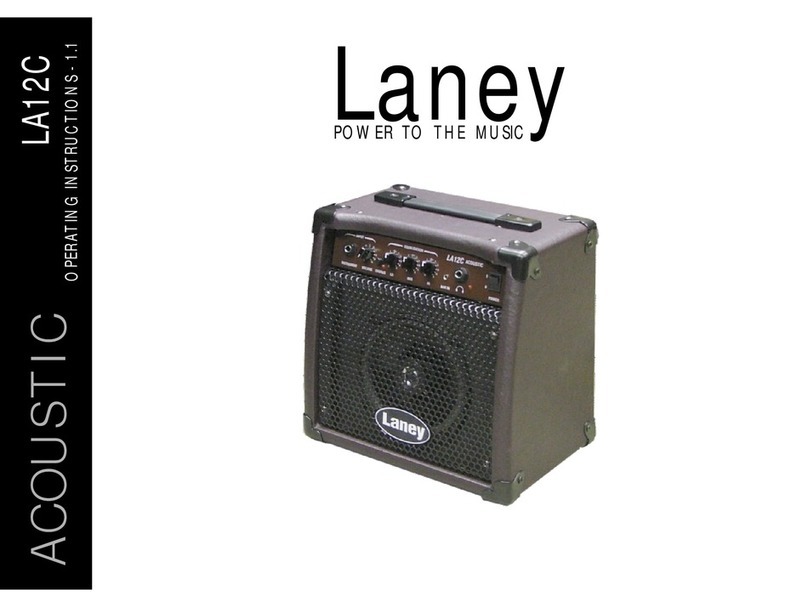 Laney LA12C operating instructions