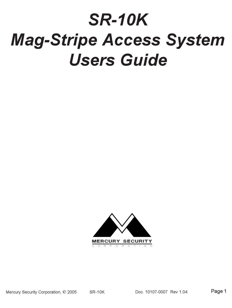 Mercury SR-10K User manual