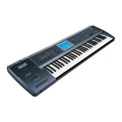 Korg Triton Studio User manual