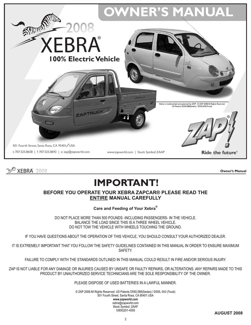 Zap Xebra 2008 User manual