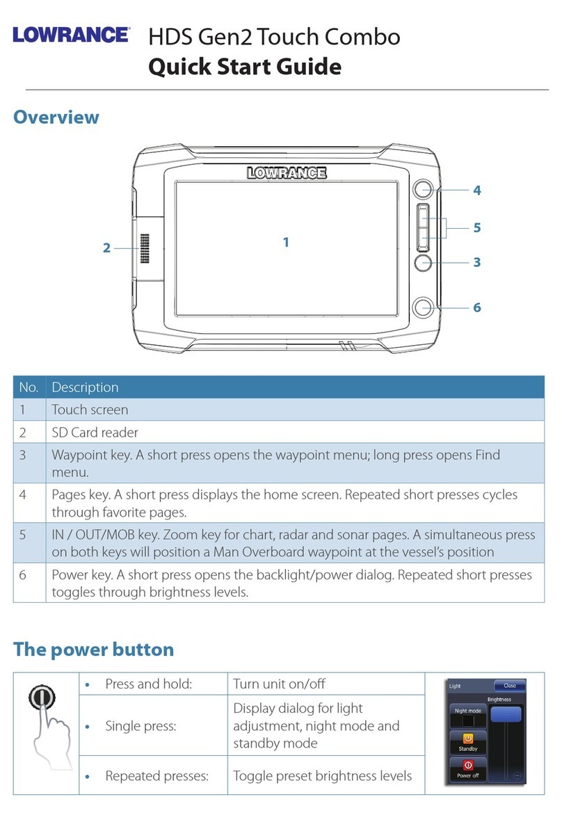 Lowrance HDS Gen2 Touch User manual
