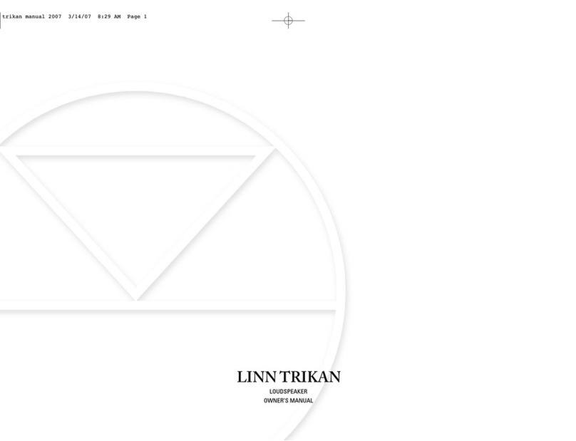 Linn TRIKAN owner's manual
