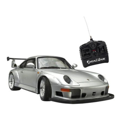 Excalibur Porsche 1:12 User manual