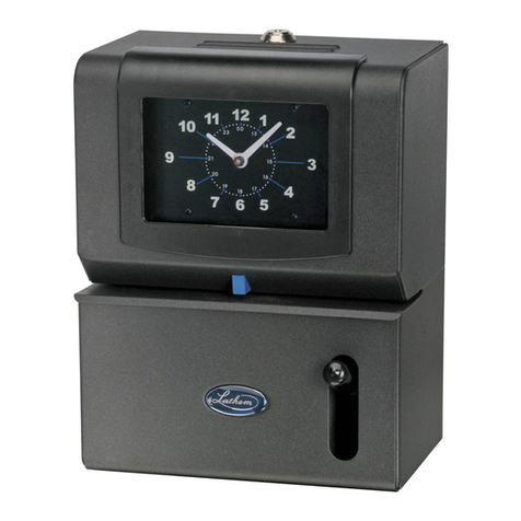 Lathem 2000 - 4000 Series User manual