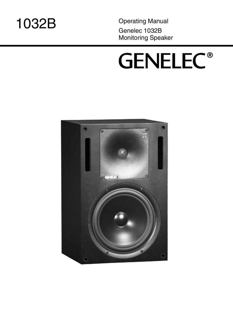 Genelec 1032B User manual