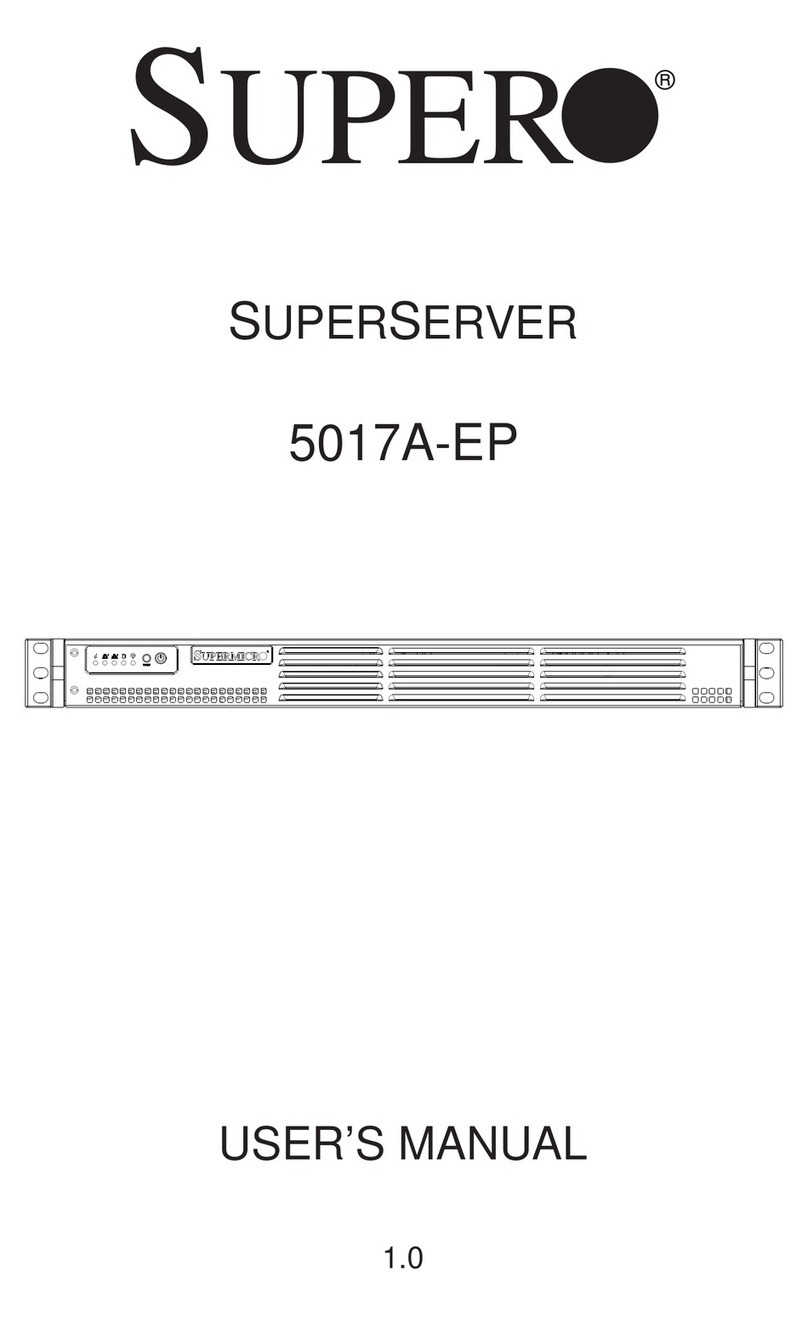 Supero Supero SUPERSERVER 5017A-EP User manual
