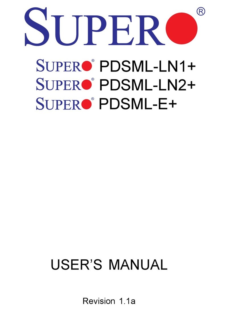 Supero PDSML-LN1+ User manual