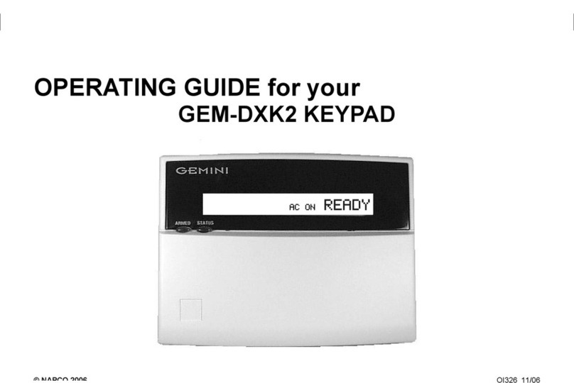Gemini GEM-DXK2 User manual